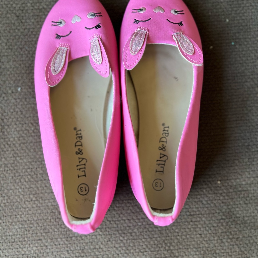 Bunny Slip-On Girl Shoes Size 13-Lily & Dan